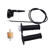 Carburetor Assembly with 7/8" Throttle Handle Grip & Cable Kit for 2000-2003 Yamaha TTR125