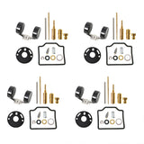 4 x Carburetor Rebuild Repair Kit & Float For CB750 CB 750 K4 69-76