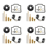 4 x Carburetor Rebuild Repair Kit & Float For CB750 CB 750 K4 69-76