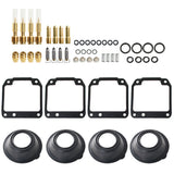 4PCS Carburetor repair kits Carb Diaphragms For HONDA VF500C V30 VF500F