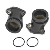 For Honda Rebel CA250 CMX250 2×Carburetor Carb Intake Manifold Boot Pipe