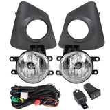 Fog Lights Assembly Replacement for 2014 2015 2016 Toyota Corolla S SE Daytime Running Clear Lens Bumper Fog Lamp Left+Right Side (Passenger & Driver Side) Lab Work Auto