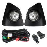 Fog Lights Assembly Replacement for 2014 2015 2016 Toyota Corolla S SE Daytime Running Clear Lens Bumper Fog Lamp Left+Right Side (Passenger & Driver Side) Lab Work Auto