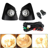 Fog Lights Assembly Replacement for 2014 2015 2016 Toyota Corolla S SE Daytime Running Clear Lens Bumper Fog Lamp Left+Right Side (Passenger & Driver Side) Lab Work Auto