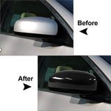 For 2003-07 Infiniti G35 Coupe Carbon Fiber Jdm Direct Add-on Mirror Cover Cap Lab Work Auto