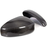 For 2003-07 Infiniti G35 Coupe Carbon Fiber Jdm Direct Add-on Mirror Cover Cap Lab Work Auto