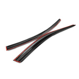 For 2008-2012 Honda Accord 4Door Sedan 3D Wavy Window Visor Gear 4pcs Lab Work Auto