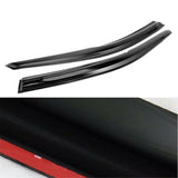 For 2008-2012 Honda Accord 4Door Sedan 3D Wavy Window Visor Gear 4pcs Lab Work Auto