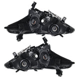 For 2013-2015 Altima 4-Door Sedan Black Housing Headlights Driver&Passenger Side Lab Work Auto