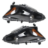 For 2013-2015 Altima 4-Door Sedan Black Housing Headlights Driver&Passenger Side Lab Work Auto