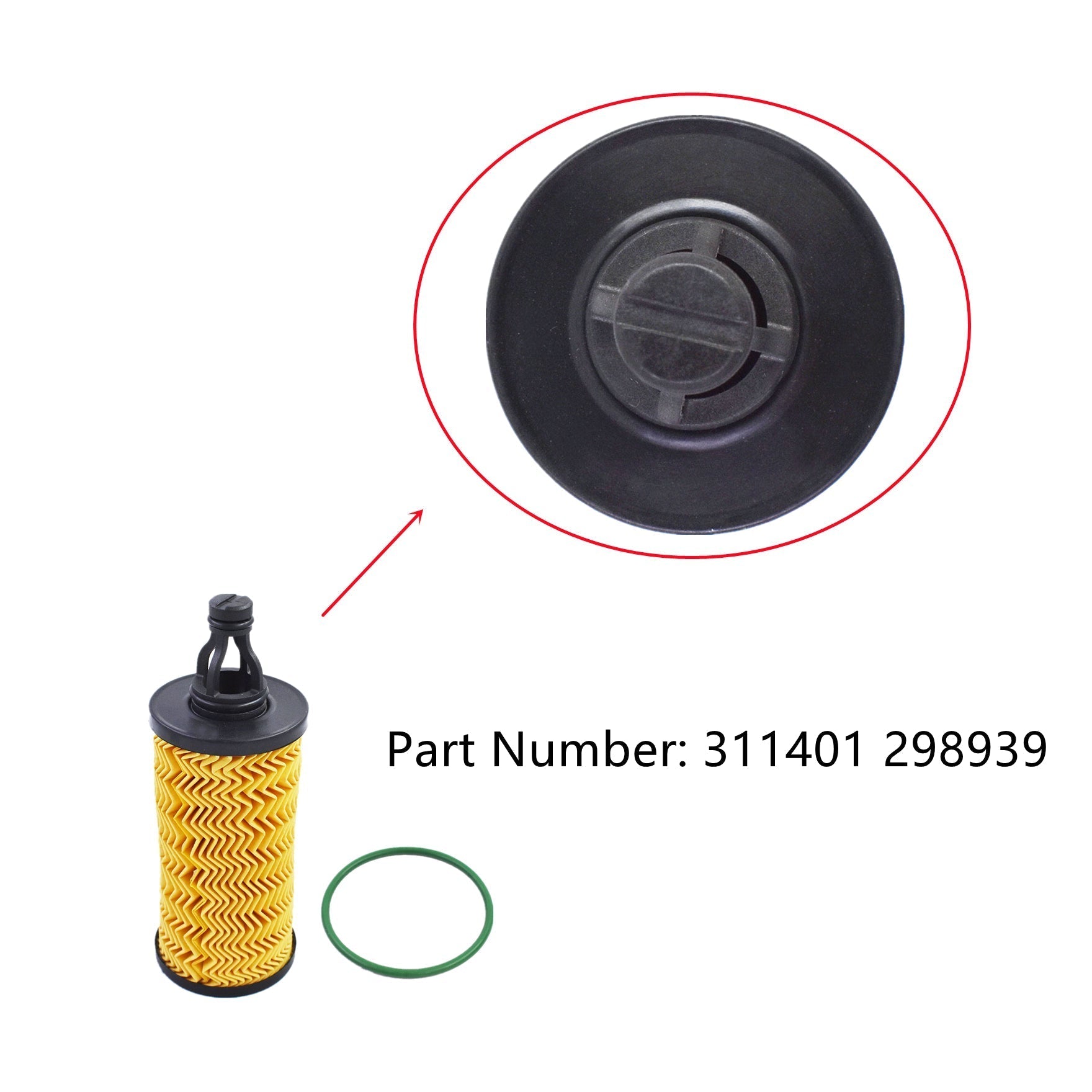 For 2014-2018 Maserati Ghibli Levante Quattroporte Oil Filter 311401 298939 Lab Work Auto