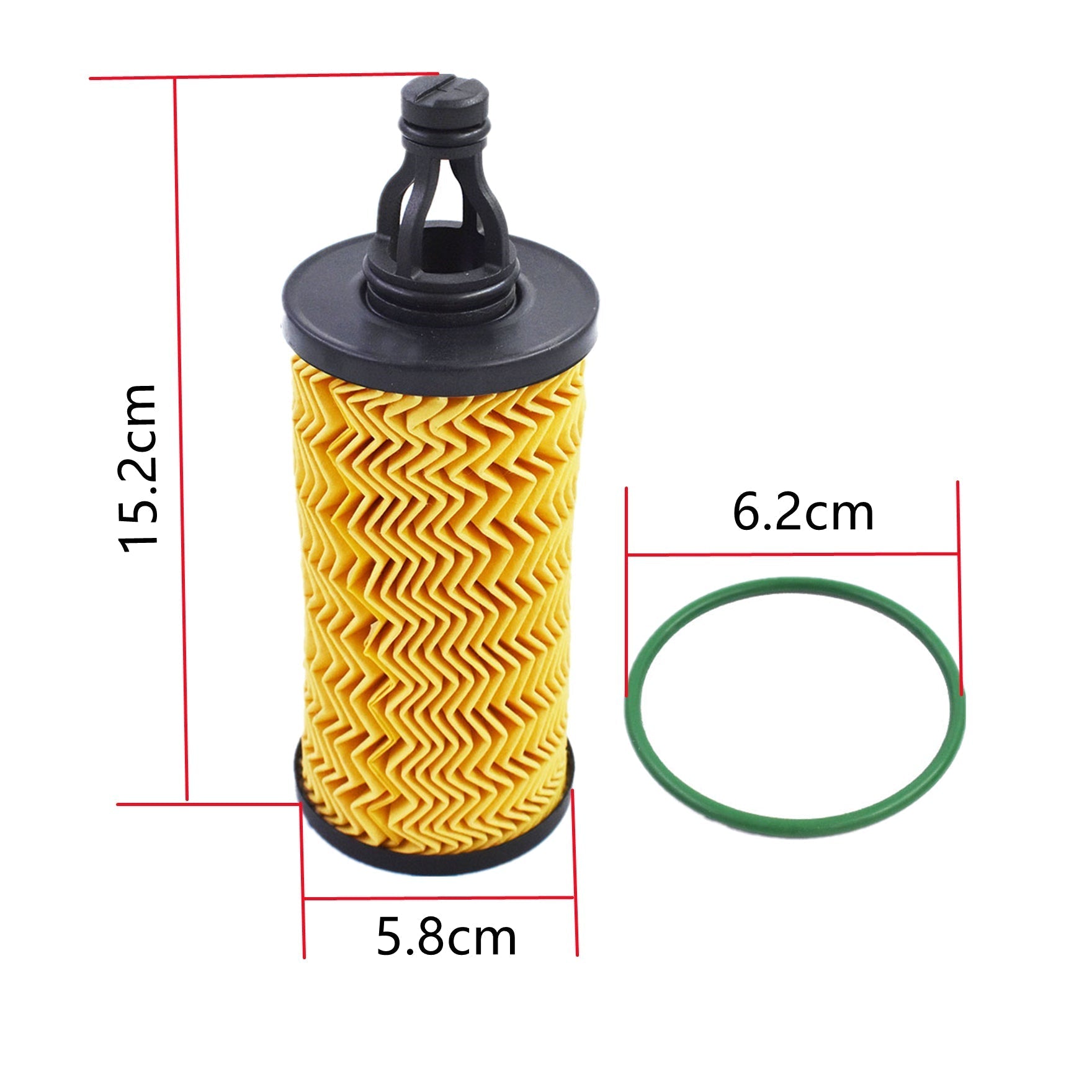 For 2014-2018 Maserati Ghibli Levante Quattroporte Oil Filter 311401 298939 Lab Work Auto