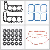 Head Gasket Set MLS For 05-12 Dodge Durango Ram Dakota Jeep 3.7 SOHC 12V VIN K Lab Work Auto