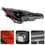 Headlight For 2020-2021 Toyota corolla L | LE LED Passenger Projector Lab Work Auto