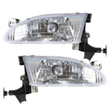 Headlight Kits Replacement For 1998-2000 Corolla Driver Passenger Pair Headlight Lab Work Auto