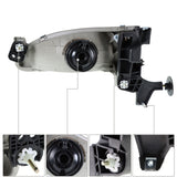 Headlight Kits Replacement For 1998-2000 Corolla Driver Passenger Pair Headlight Lab Work Auto