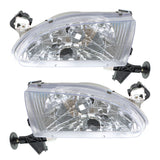 Headlight Kits Replacement For 1998-2000 Corolla Driver Passenger Pair Headlight Lab Work Auto