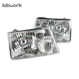 Headlights + Corner Turn Signal Lights Fit For 01-11 Ford Ranger Chrome Housing Lab Work Auto