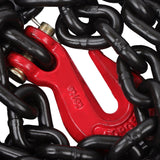 Transport Bundle Chain Steel Black+Red 7100lbs G80 3/8in*20ft