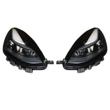 Right Headlight Assembly Pair Black Housing Headlamp Replacement for Model 3 Y 2021-2023 Replacement for 151495200C