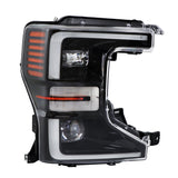 Right Side Headlight Assembly Chrome Housing Replacement for F250 F350 2020 2021 2022 Headlight Replacement for LC3Z13008J