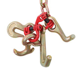 Labwork 2PCS 5/16" x6ft G80 Chain with J Hook for Towing
