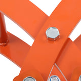 32 inch Orange Steel Log Grapple Hook with 4 Claws