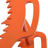 32 inch Orange Steel Log Grapple Hook with 4 Claws