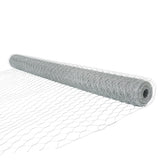 Galvanized Poultry Wire Netting 2" Hexagonal Mesh Wire Fence Suit for Family Craft Projects Chicken Netting Garden Fencing Backyard Fencing (6ft x 150ft)