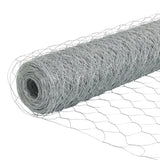 Galvanized Poultry Wire Netting 2" Hexagonal Mesh Wire Fence Suit for Family Craft Projects Chicken Netting Garden Fencing Backyard Fencing (6ft x 150ft)