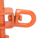 4 Claws Orange Steel Log Grapple Hook 28 inch Replacement for Trucks Tractors Forklifts