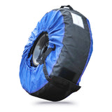 Labwork For 22“-31” Tyre Bags Tyre Package Of 4 Blue With Black Handle 600D