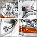 Fit For 2007-2011 Toyota Yaris Sedan Left and Right 2Pc Clear Lens Headlight Set