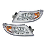 2Pcs Headlights Replacement for International Truck 4100 2002-2019