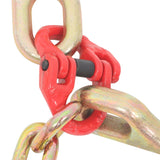 Labwork 5/16in x 2ft Tow Chain G80 with Grab Hooks and 2T Dump Buckles