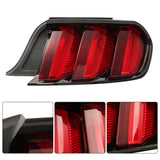 Tail Lights Replacement for 2015 2016 2017 Mustang Tail Lights Brake Lamps Right Passenger Side FR3Z13404F