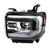 Headlights Assembly Replacement for Sierra 1500 2016-2018 Projector Headlight Headlamp Driver Side GM2502459