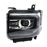 Headlights Assembly Replacement for Sierra 1500 2016-2018 Projector Headlight Headlamp Driver Side GM2502459