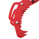 Log Lifting Tongs 32 Inch Log Grapple with 4 Serrated Claw Hooks Handles