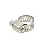 50pcs 3/8"-1/2"Adjustable Stainless Steel Drive Hose Clamps Fuel Line Worm Clip