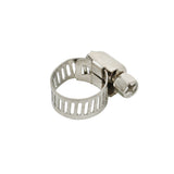 50pcs 3/8"-1/2"Adjustable Stainless Steel Drive Hose Clamps Fuel Line Worm Clip