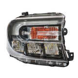 Right Passenger Side Headlight Assembly Housing Black with DRL Replacement for Maverick 2022 2023 2024 Headlamp Assembly RH Replacement for PZ6Z13008A