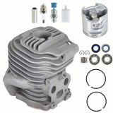 K760 51MM Cylinder Piston Kit Replacement for K760 Partner Cutoff Concrete Saw with Needle Bearing Oil Seal 506 38 61-71
