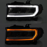 Headlight Assembly Replacement for Acadia AT4 2020-2023 Headlight Black Housing Left Side