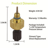 LABWORK Oil Temperature Pressure Sensor Fit for ISM QSM Engine 4921477 Lab Work Auto