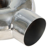 Labwork 2 Pcs Quad 3" In 4" Out 9" Long Dual Wall Exhaust Tips Stainless Steel Lab Work Auto