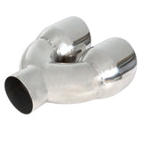 Labwork 2 Pcs Quad 3" In 4" Out 9" Long Dual Wall Exhaust Tips Stainless Steel Lab Work Auto