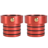 Labwork 2PCS Front Axle Tube Seal Pair For Jeep ZJ MJ JK TJ XJ Dana 30/44 Red Lab Work Auto