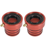 Labwork 2PCS Front Axle Tube Seal Pair For Jeep ZJ MJ JK TJ XJ Dana 30/44 Red Lab Work Auto