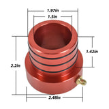 Labwork 2PCS Front Axle Tube Seal Pair For Jeep ZJ MJ JK TJ XJ Dana 30/44 Red Lab Work Auto